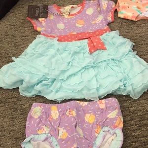 Baby dress with bloomers